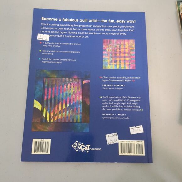 Ricky Tims' Convergence Quilts: Mysterious, Magical, Easy, and Fun - GOOD - Picture 2 of 2